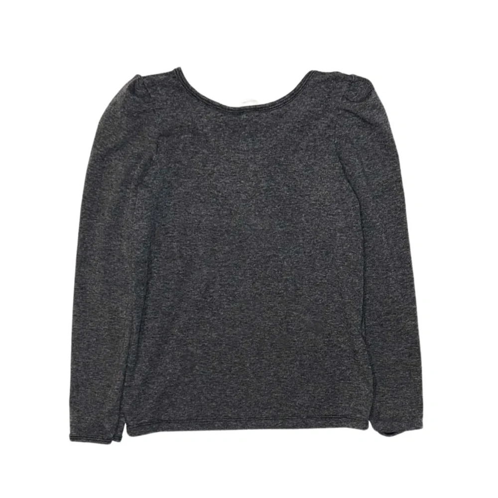 LULU + ROO Girl's Dark Grey Long Sleeve Shirt Size 6/7
